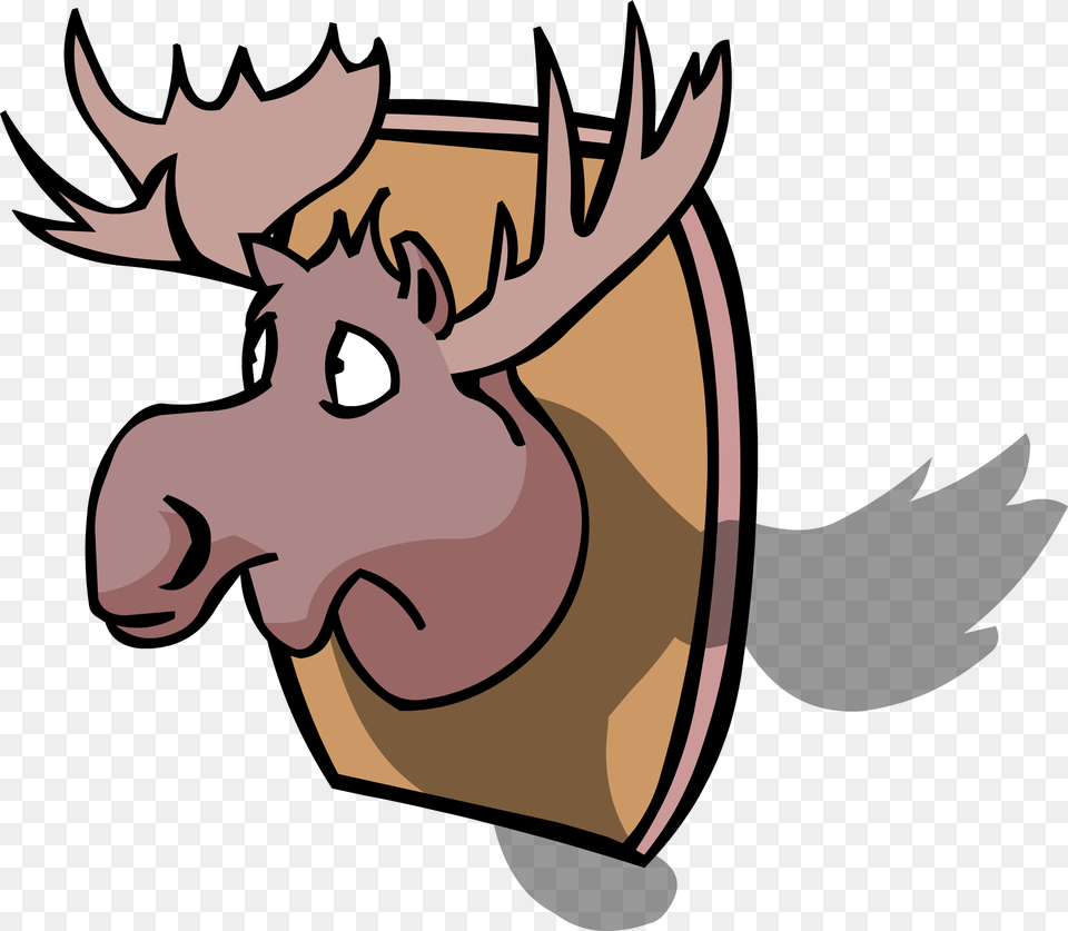 Moose Silhouette Clipart Moose Head, Baby, Person, Animal, Mammal Free Png Download