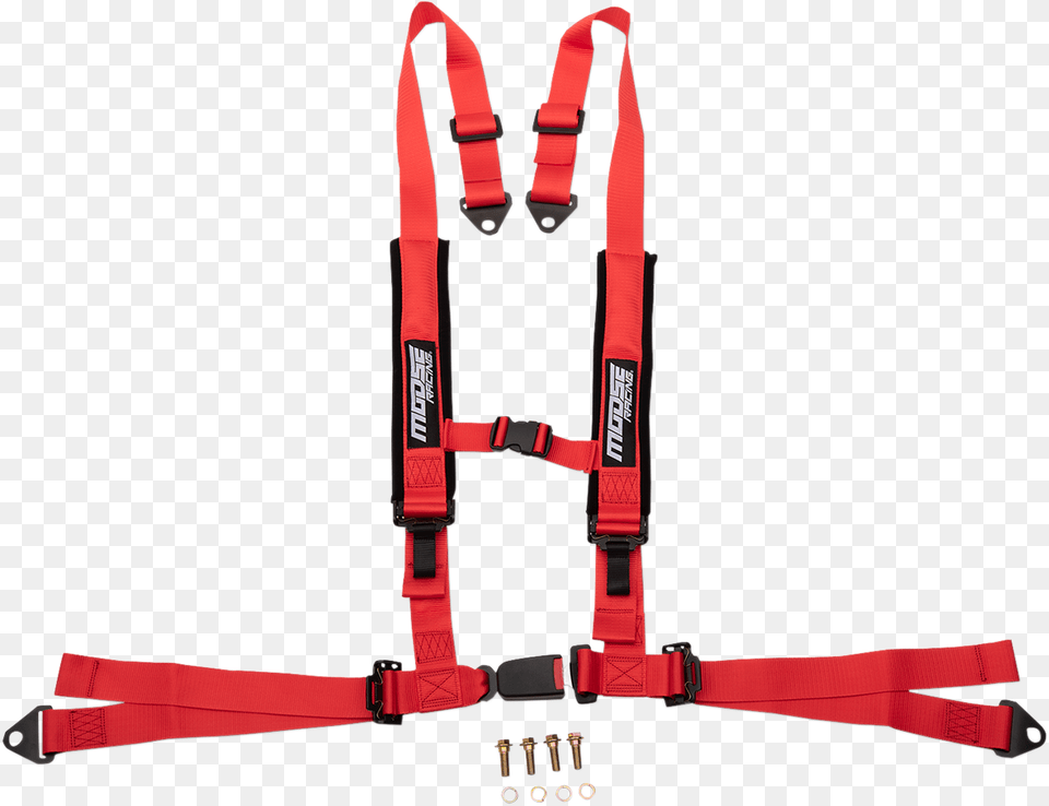 Moose Utility Utv Red 4 Point Seat Belt Harness Restraint Side By Side, Accessories, Seat Belt, Bow, Weapon Free Png