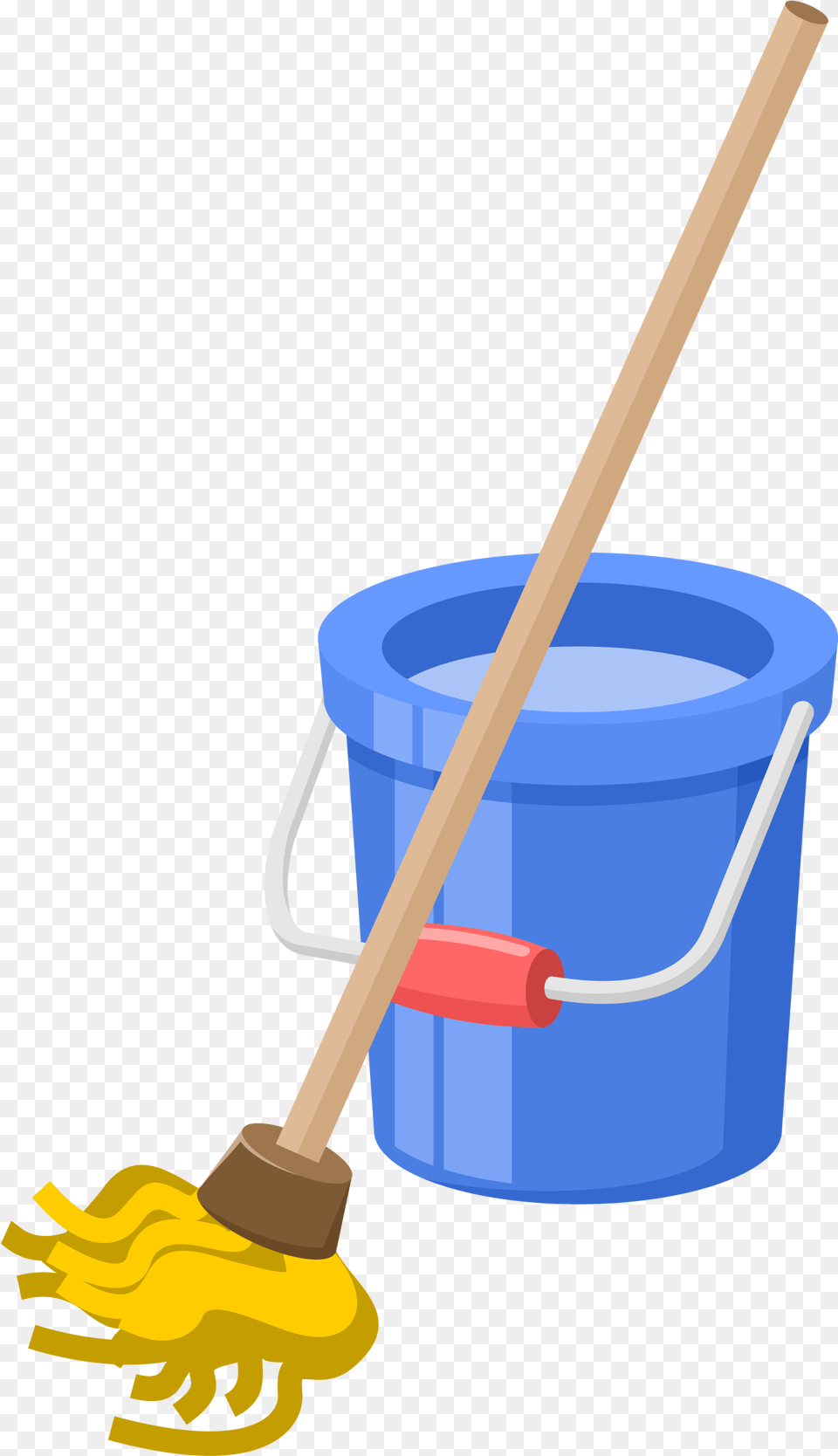 Mop Bucket Transparent Mop And Bucket, Cleaning, Person, Smoke Pipe Png Image