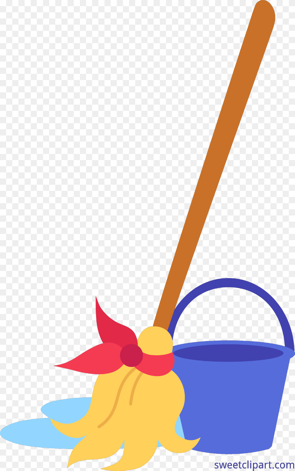 Mop Clipart Transparent Background Mop And Bucket Vector, Cleaning, Person Free Png Download