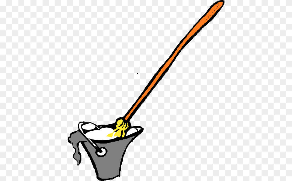 Mop In The Bucket Clipart, Smoke Pipe, Cleaning, Person Free Png Download