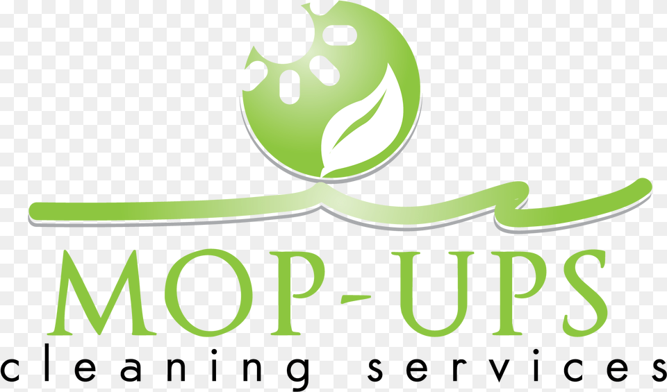 Mop Ups Cleaning Services Graphic Design, Green, Tennis Ball, Ball, Tennis Free Png Download