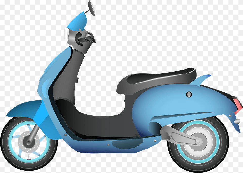 Moped Clipart, Motorcycle, Vehicle, Transportation, Scooter Png