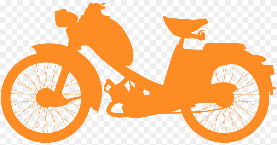 Moped Silhouette, Motor Scooter, Motorcycle, Transportation, Vehicle Free Png Download
