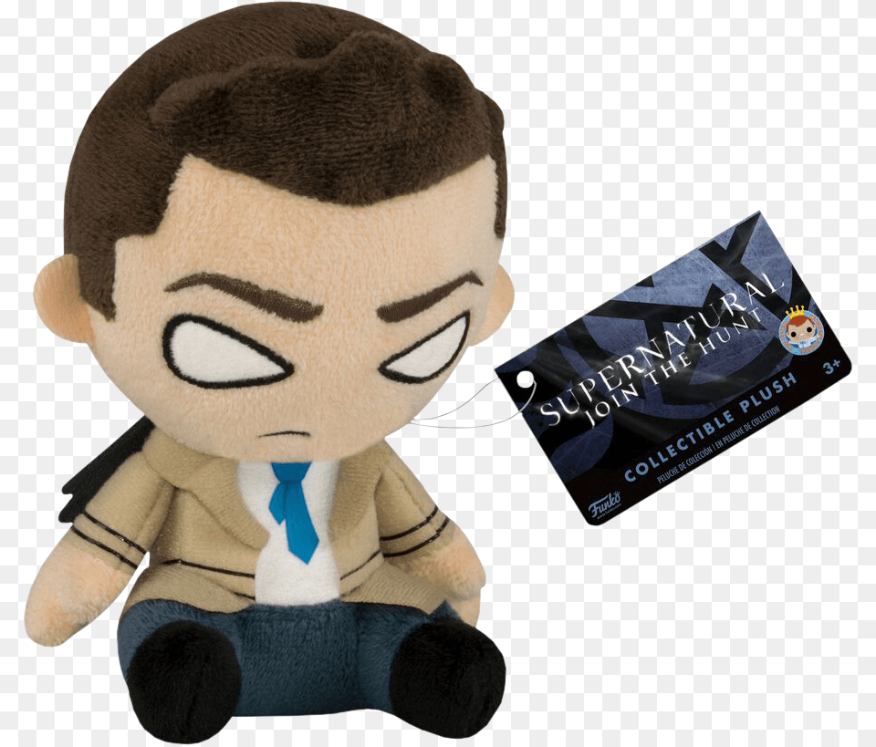 Mopeez Plush Supernatural, Toy, Face, Head, Person Png