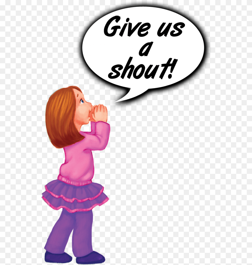Mophie Yelling Copy Cartoon, Book, Person, Girl, Female Png Image