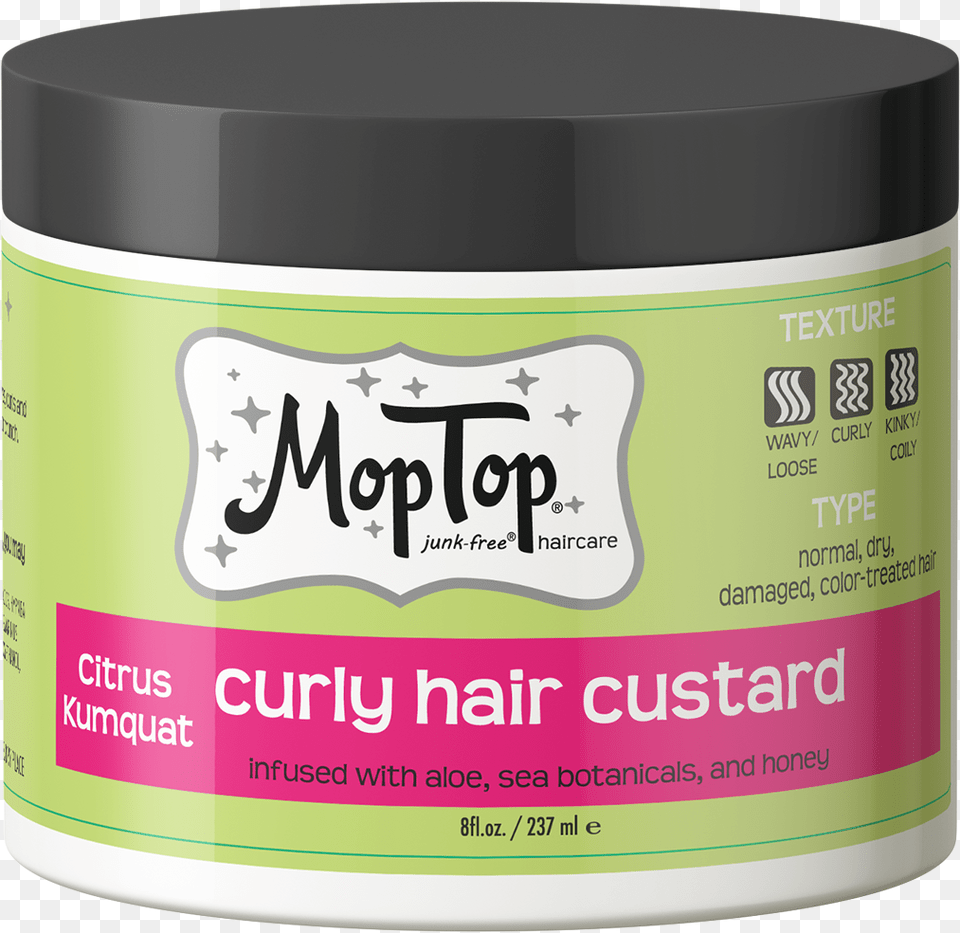 Moptop Curly Hair Custard, Herbal, Herbs, Plant, Bottle Free Png
