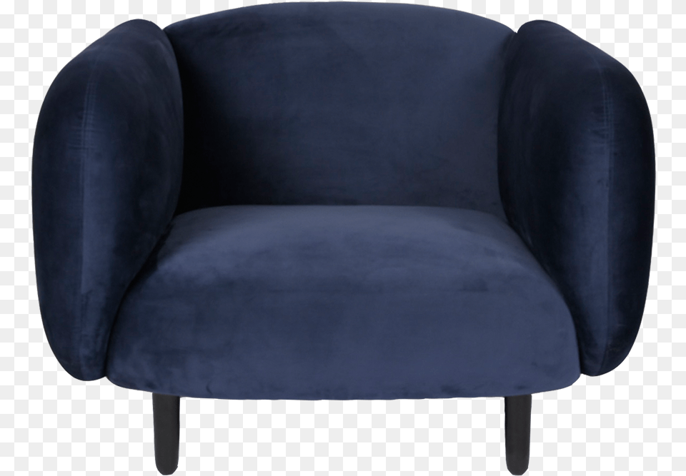 Mora Armchair Indigo, Chair, Furniture Free Png