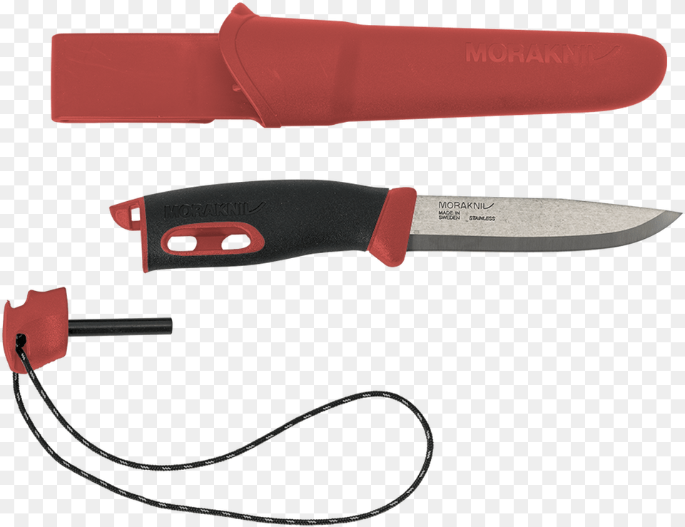 Morakniv Companion Spark Black, Blade, Weapon, Knife, Dagger Png Image