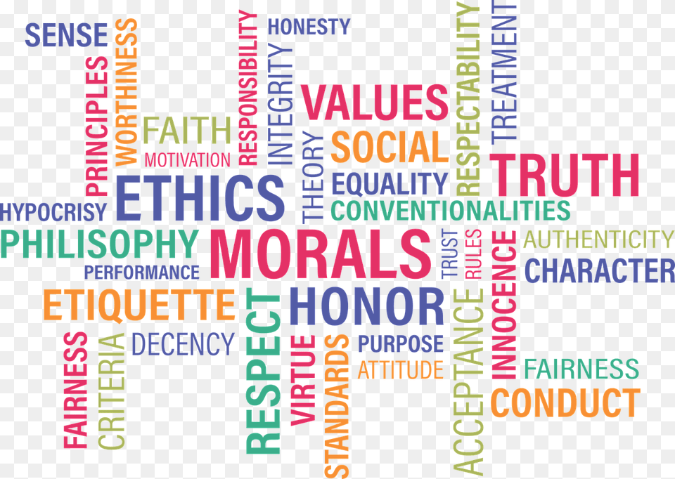 Morals Ethics Etiquette Work Ethics, Advertisement, Poster, Text Free Png Download