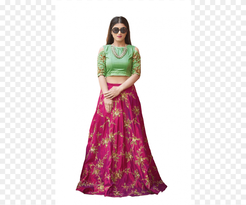 Morang Womwn39s Latest Designer New Style Crop Top Skirt Party Wear Crop Top And Skirt, Blouse, Formal Wear, Evening Dress, Dress Png Image