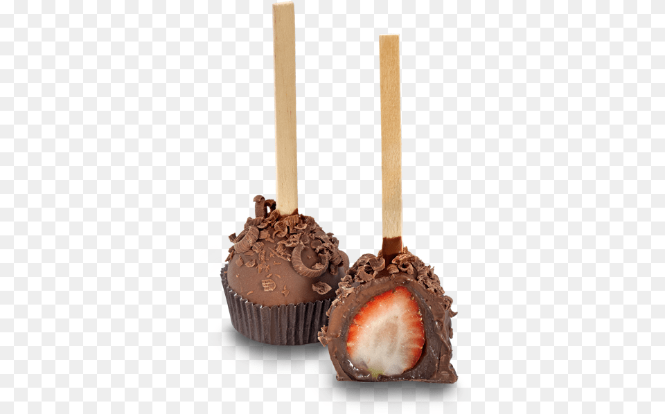 Morango Com Brigadeiro No Palito Morango No Palito Com Chocolate, Cake, Cream, Cupcake, Dessert Free Png