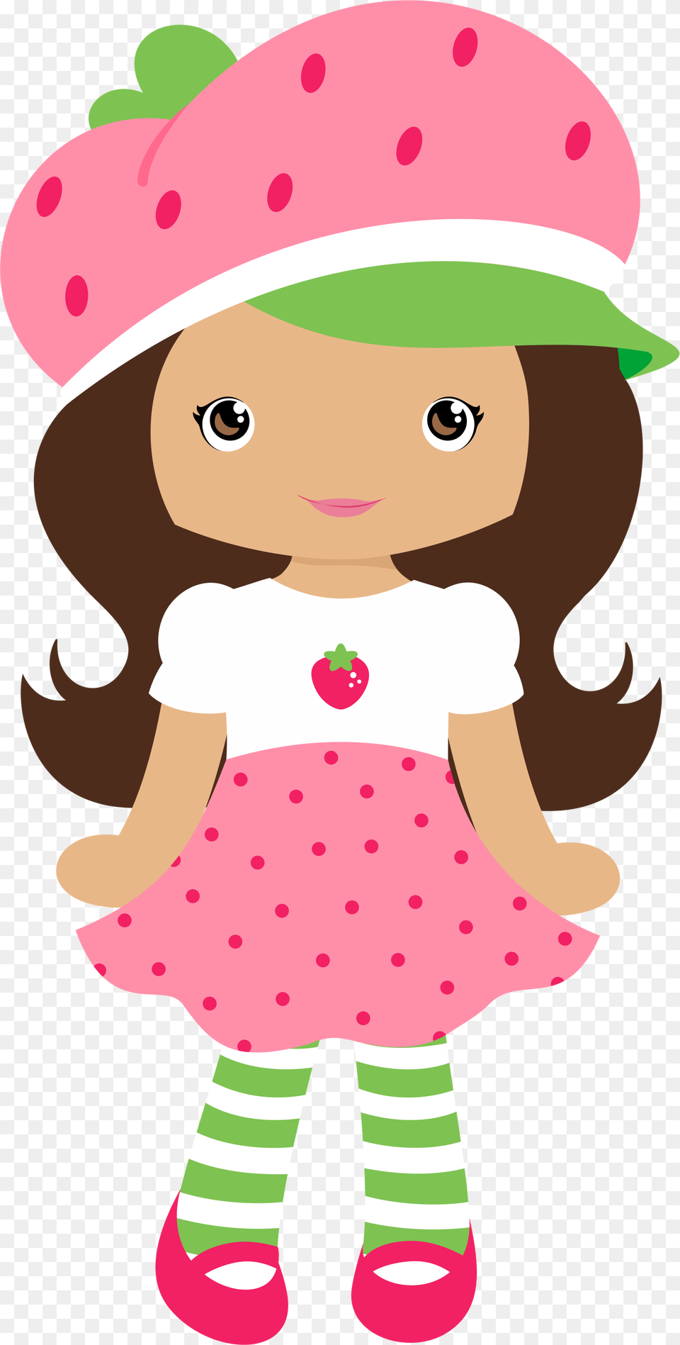 Moranguinho Grafos Strawberrygirl12 Minus Doll Clipart, Face, Head, Pattern, Person Free Png