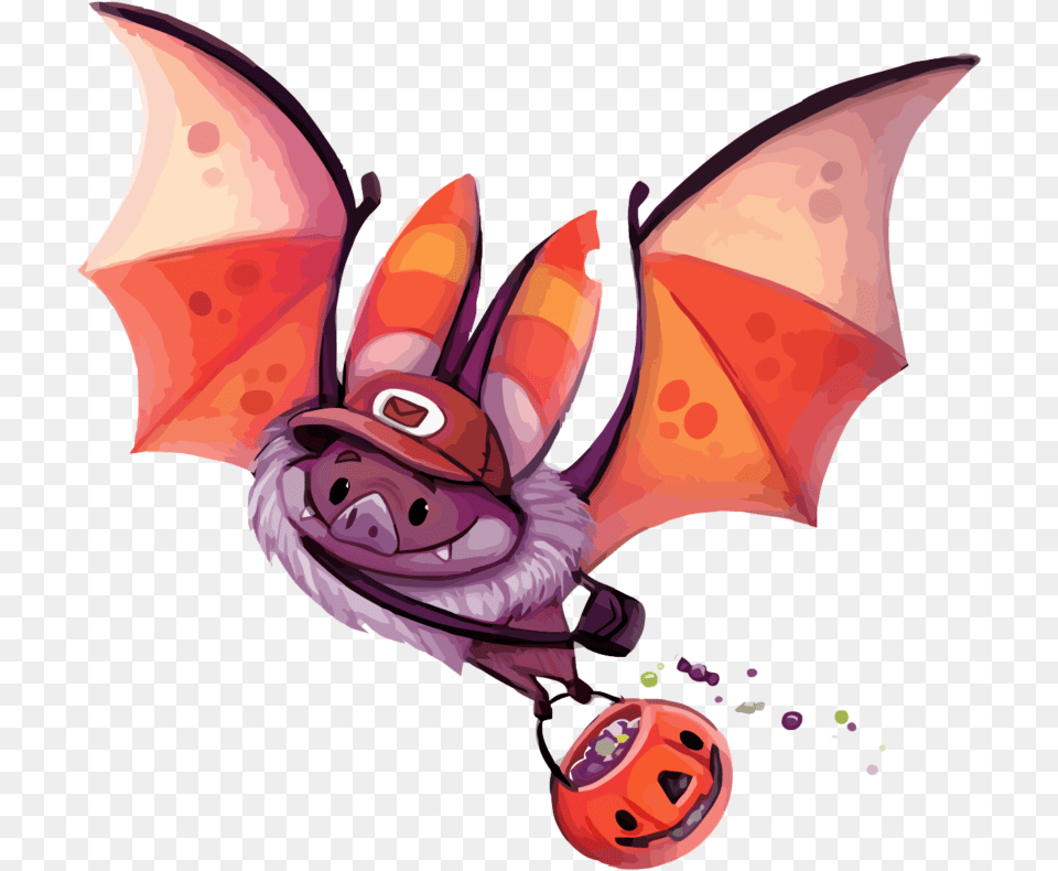 Morcego Halloween Bat Cute Download Cryptid Creations Bat, Animal, Fish, Sea Life, Shark Free Png