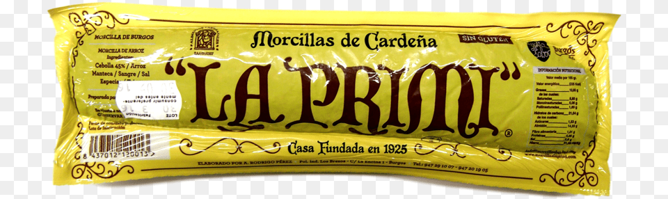 Morcilla De Burgos Blood Sausage, Food, Sweets, Candy, Ketchup Free Png