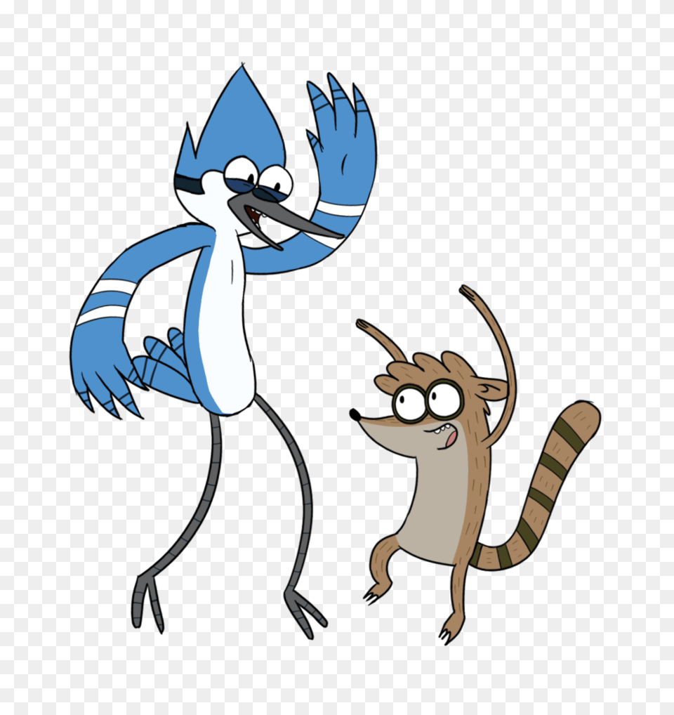 Mordecai And Rigby, Cartoon, Adult, Female, Person Free Png Download