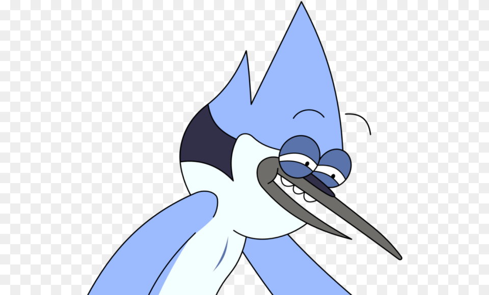 Mordecai Regular Show Face Mordecai, Animal, Bird, Jay, Cartoon Free Png