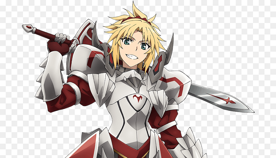Mordred Armor No Helmet How Fatestay Nights Saber Fate Mordred, Book, Comics, Publication, Baby Png Image