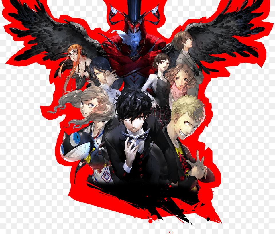 More Details Persona 5 All Personas, Publication, Book, Comics, Adult Png Image