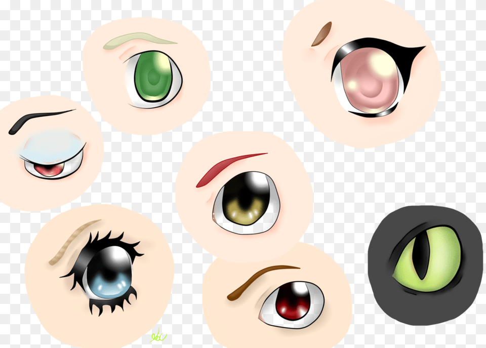 More Eye Practice By Kawaii Onigiri Chan Clipart Eyelash, Contact Lens, Face, Head, Person Free Transparent Png