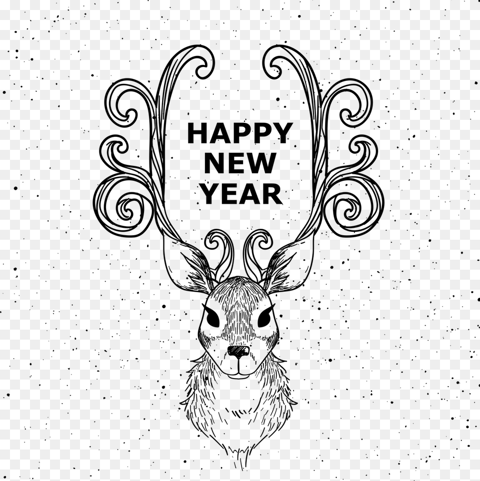 More For My Site Happy New Year Dear, Gray Png Image
