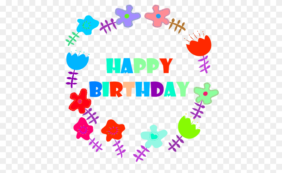More Happy Birthday Flower Images Happy Birthday Justina Blakeney Sun Mirror, Art, Graphics, People, Person Free Png Download