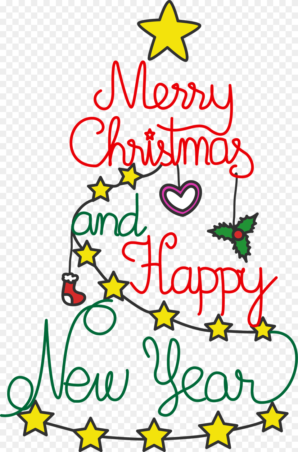 More Free Merry Christmas And Blessed New Year Merry Christmas And Happy New Year Free, Birthday Cake, Food, Dessert, Cream Png Image