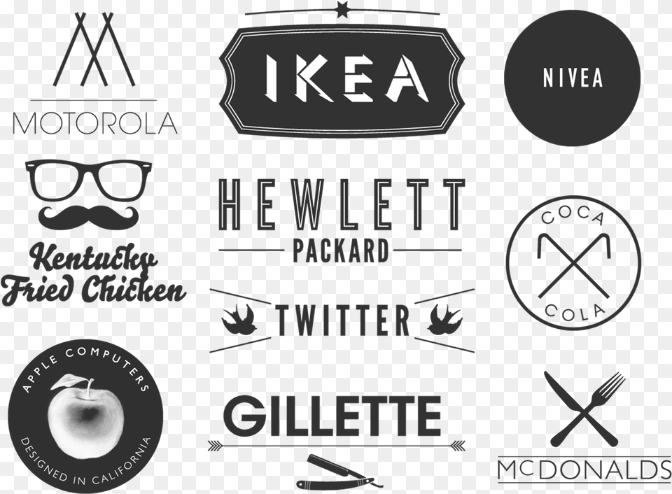 More Hipster Logos I Just Had To Show You Guys These Hipster Logo Design Inspiration, Advertisement, Poster, Apple, Food Free Png Download