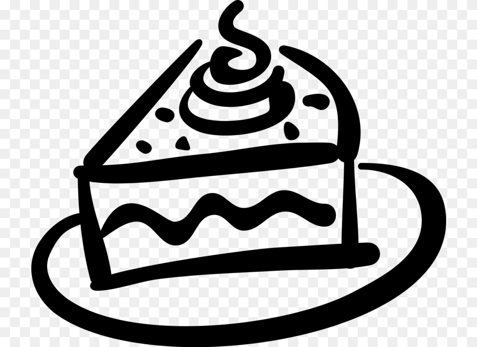 More In Same Style Group Bolo Vetor Cake Slice Vector, Gray Free Png