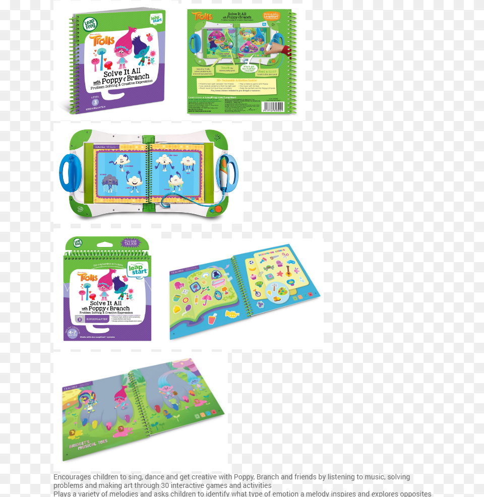 More Leap Frog Leapstart Problem Solving With Trolls, Advertisement, Poster, Business Card, Paper Png Image