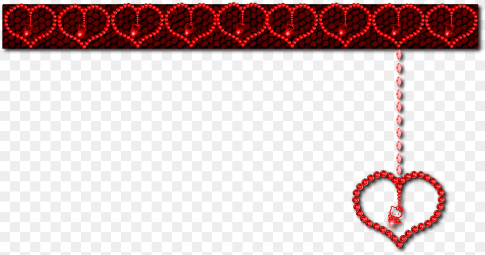 More Like Hello Kitty Heart Border By Julee San By Hearts Border Hd, Accessories Free Transparent Png