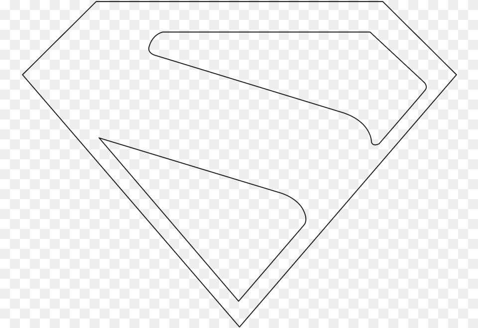 More Like Superman Kingdom Come Logo Outline By Mr Droy Line Art, Gray Free Png
