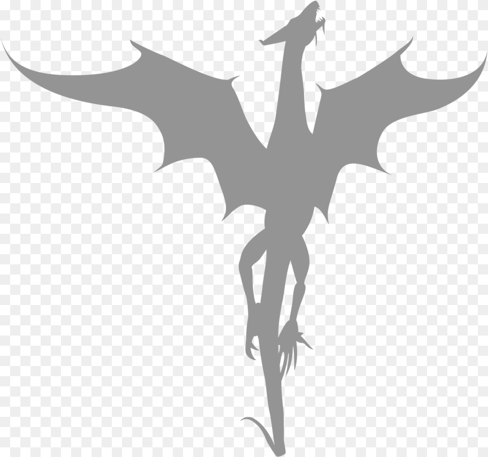 More Like Vector Dragon Silhouette By Watyrfall Game Of Thrones Dragon Vectors, Person, Stencil Free Png