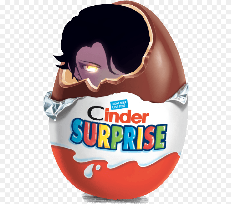 More Milf Less Coco Cinder Kinder Surprise Kinder Chocolate Kinder Surprise Egg, Adult, Female, Food, Person Png