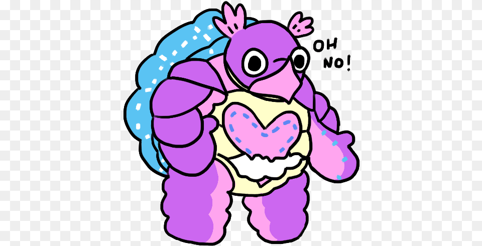 More Sticker Designs I Did Cuddly Makoa, Purple, Baby, Person, Toy Free Png