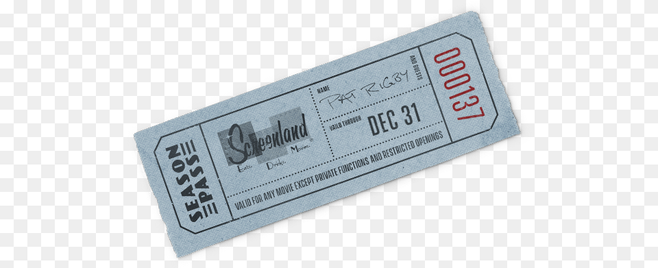 More Than A Ticket Stub Film, Paper, Text Free Transparent Png