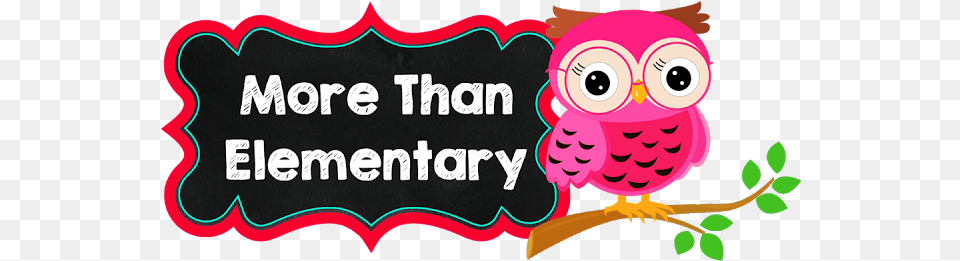 More Than Elementary, Sticker Free Png