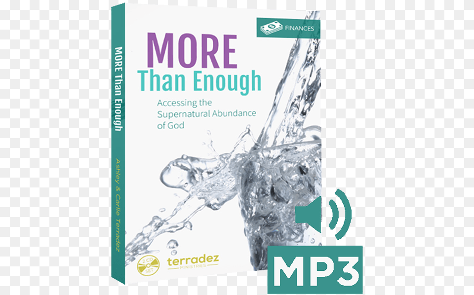 More Than Enough Mp3 Overflow Cup Of Water, Advertisement, Publication, Book, Poster Png Image