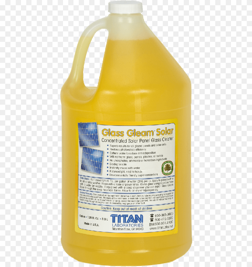 More Views Chemical Solar Cleaner Titan Labs Solar Glass, Beverage, Juice, Bottle, Shaker Png