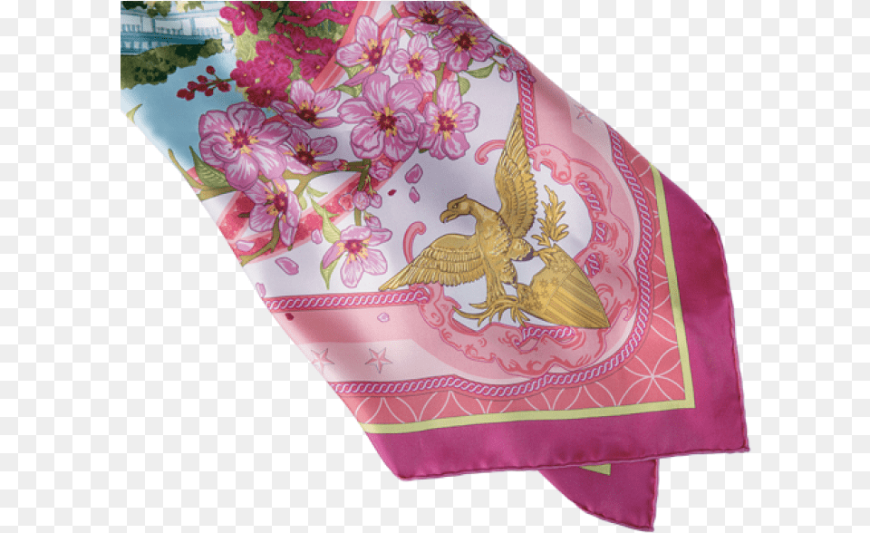 More Views Cherry Blossom Scarves, Formal Wear, Accessories, Tie, Silk Free Png Download