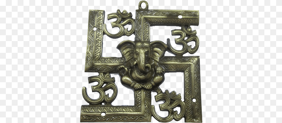 More Views Ganesha, Bronze, Cross, Symbol, Accessories Png Image