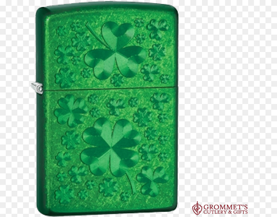 More Views Green Clover Zippo Lighter Png