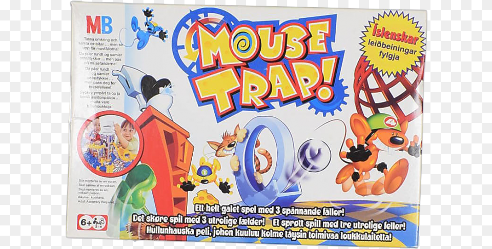 More Views Hasbro Mousetrap Board Game, Baby, Person, Tape Png