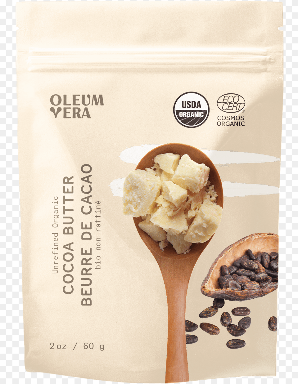 More Views Oleum Vera Manteca De Cacao 240 Gr 240 Gr, Cutlery, Spoon, Bread, Food Free Png Download