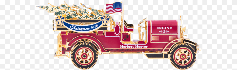 More Views White House Christmas Ornament 2016, Transportation, Truck, Vehicle, Fire Truck Free Png Download