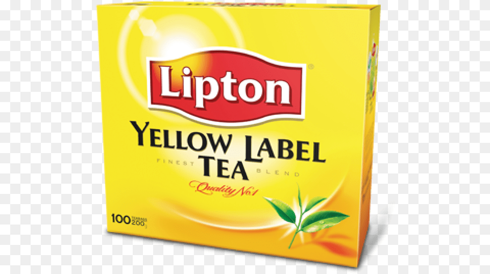 More Views Yellow Label Lipton, Beverage, Tea, Green Tea Free Png Download