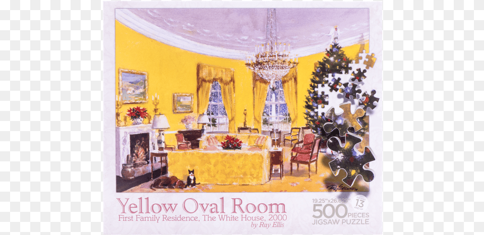 More Views Yellow Oval Room, Lamp, Chandelier, Chair, Furniture Free Png Download