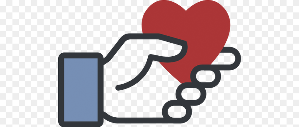 More Ways To Donate Facebook Hand Holding Heart, Body Part, Person Free Png Download