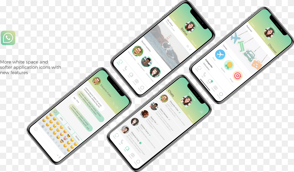 More White Space And Softer Application Icons With Iphone Iphone, Electronics, Mobile Phone, Phone, Person Free Transparent Png