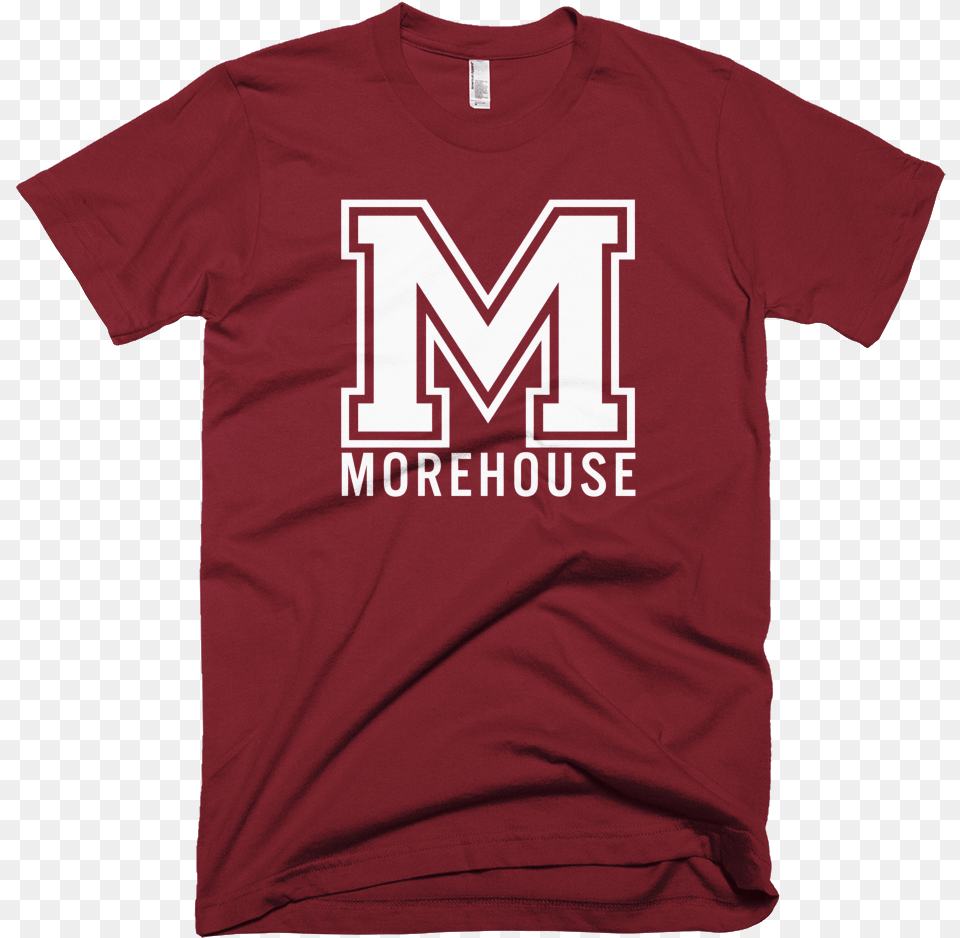 Morehouse College Logo T Unisex, Clothing, T-shirt, Maroon, Shirt Png Image